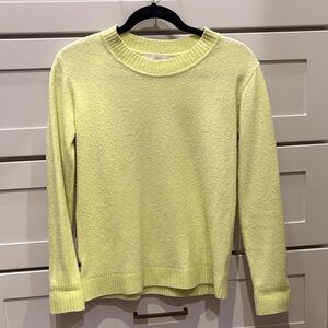 LOFT Light Green Crew Neck Sweater